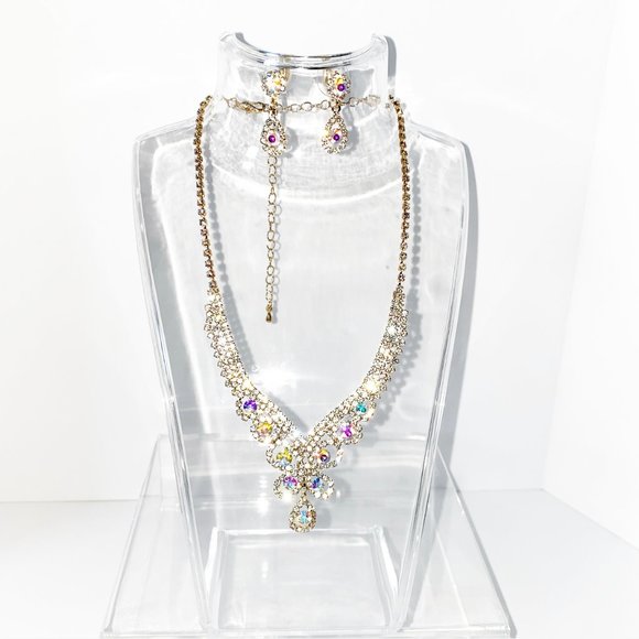 Bridal Jewelry Set | Camilla Iridescent - Picture 5 of 9